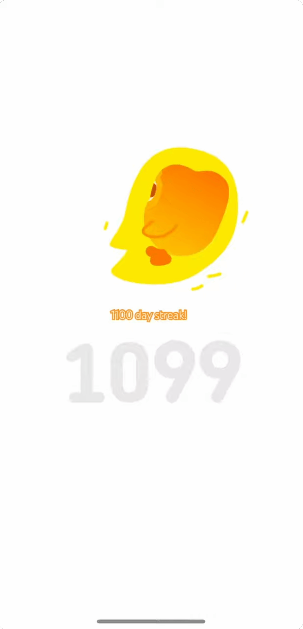 Milestone-day streak celebration animation